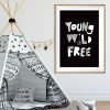 Young Wild Free Art Print