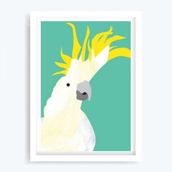 Dancing Cockatoo Art Print