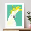 Dancing Cockatoo Art Print