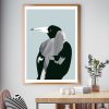 Mighty Magpie Art Print