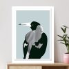 Mighty Magpie Art Print