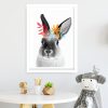 Woodsy Rabbit Art Print