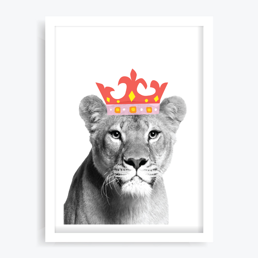 Lion Queen Art Print