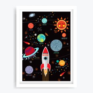 Space Boy Art Print