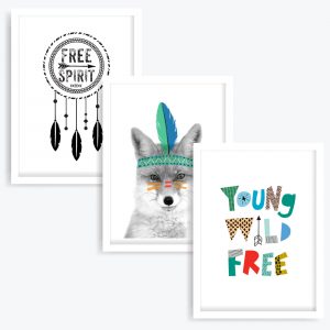 Free Spirit Art Prints (set of 3)